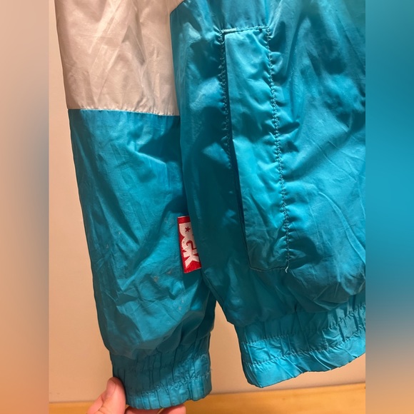 DGK (dirty ghetto kids), windbreaker in vibrant neon 90s colours; great vintage - Picture 2 of 10